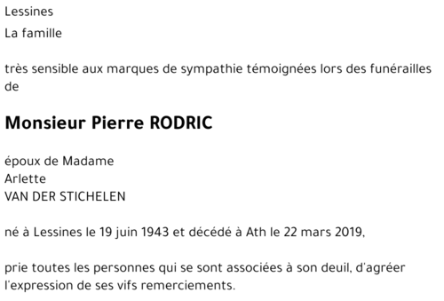Pierre RODRIC