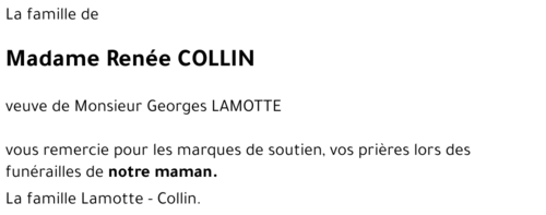 Renée COLLIN