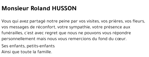 Roland HUSSON