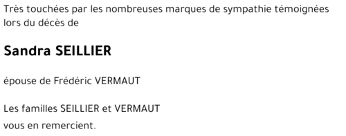 Sandra SEILLIER