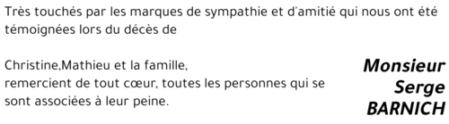 Serge BARNICH