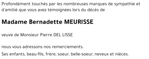 Bernadette MEURISSE