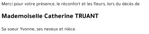 Catherine TRUANT