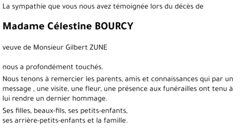 Célestine BOURCY