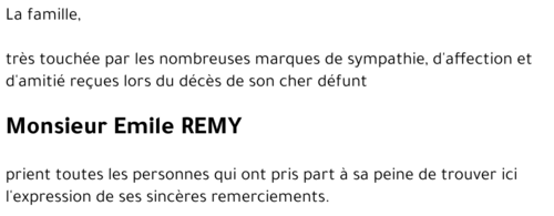 Emile REMY
