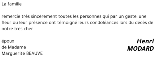 Henri MODARD