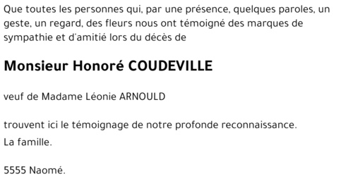 Honoré COUDEVILLE