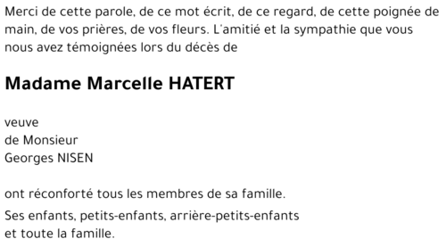 Marcelle HATERT