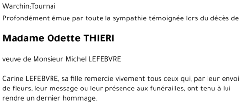 Odette THIERI