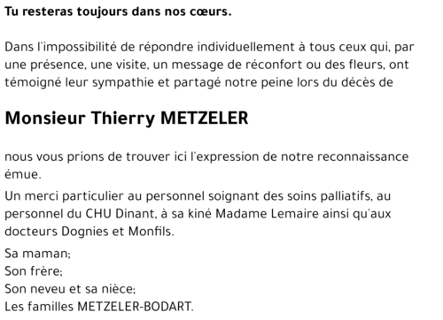 Thierry METZELER