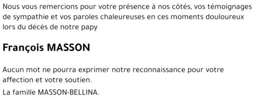 François MASSON