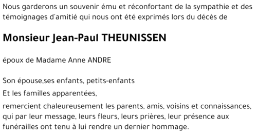 Jean-Paul THEUNISSEN