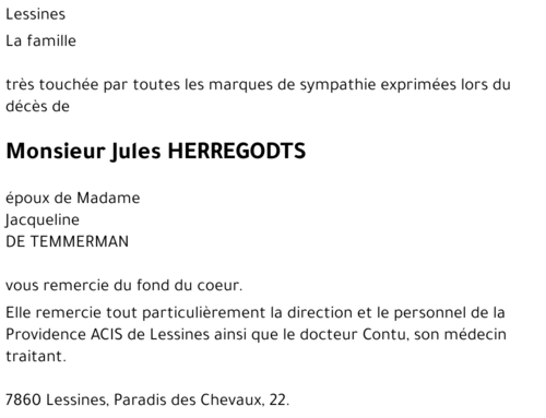 Jules HERREGODTS