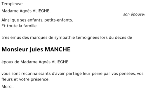 Jules MANCHE