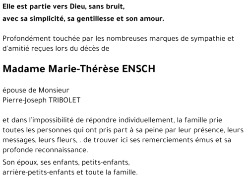 Marie-Thérèse ENSCH