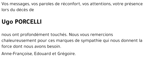 Ugo PORCELLI
