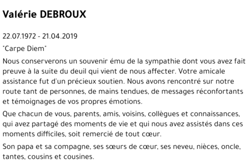 Valérie DEBROUX