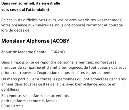Alphonse JACOBY