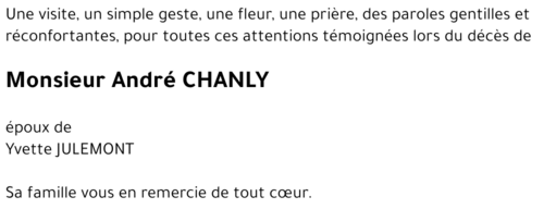André CHANLY