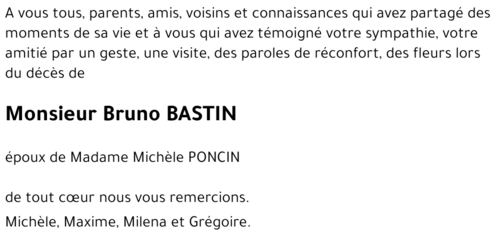 Bruno BASTIN 