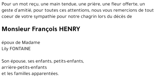François HENRY