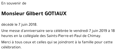 Gilbert GOTIAUX