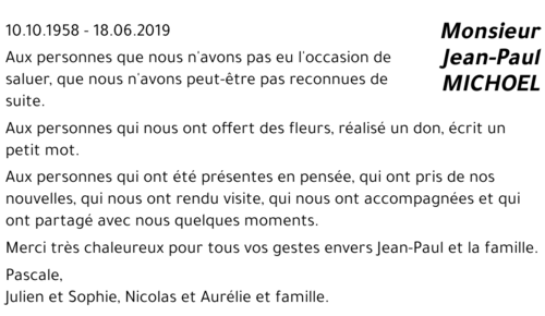 Jean-Paul MICHOEL
