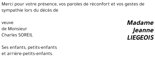 Jeanne LIEGEOIS 