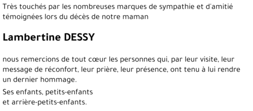 Lambertine DESSY