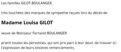 Louisa GILOT