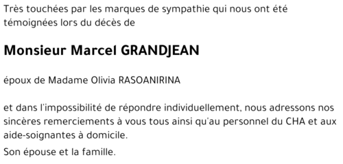 Marcel GRANDJEAN