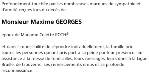 Maxime GEORGES 