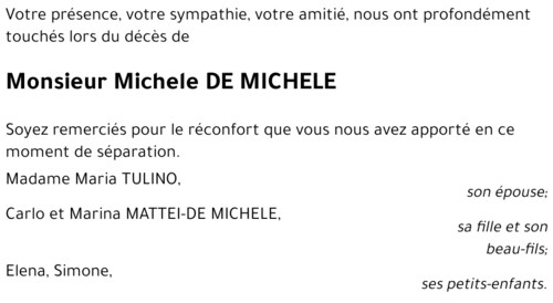 Michele DE MICHELE