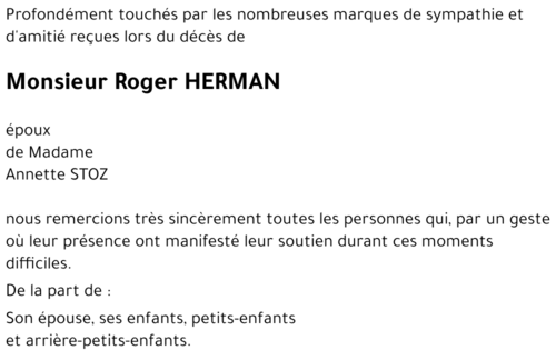 Roger HERMAN