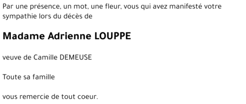 Adrienne LOUPPE