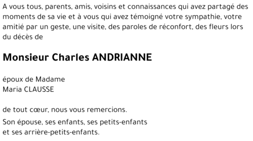 Charles ANDRIANNE 