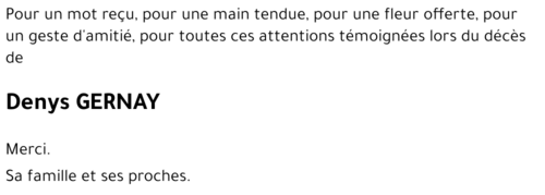 Denys GERNAY