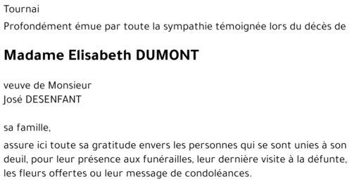 Elisabeth DUMONT