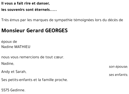 Gerard GEORGES