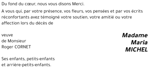 Maria MICHEL