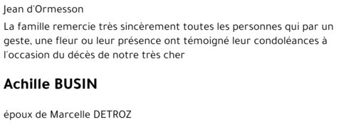 Achille BUSIN