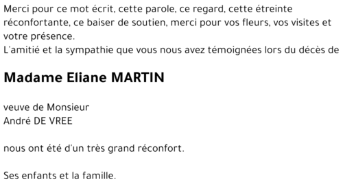 Eliane MARTIN