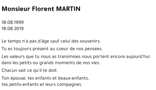 Florent MARTIN