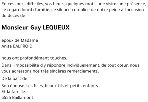 Guy LEQUEUX