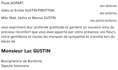 luc GUSTIN