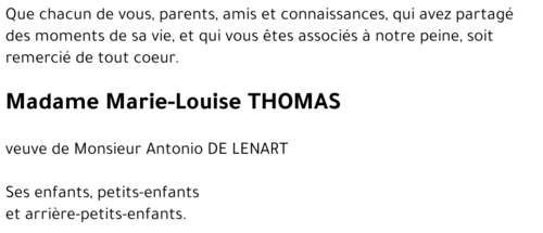 Marie-Louise THOMAS