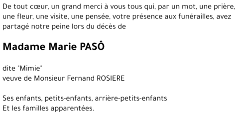 Marie PASÔ