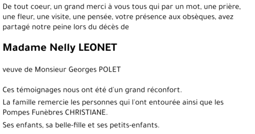 Nelly LEONET