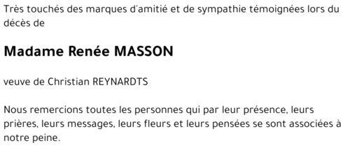 Renée MASSON