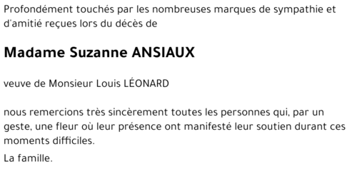 Suzane ANSIAUX